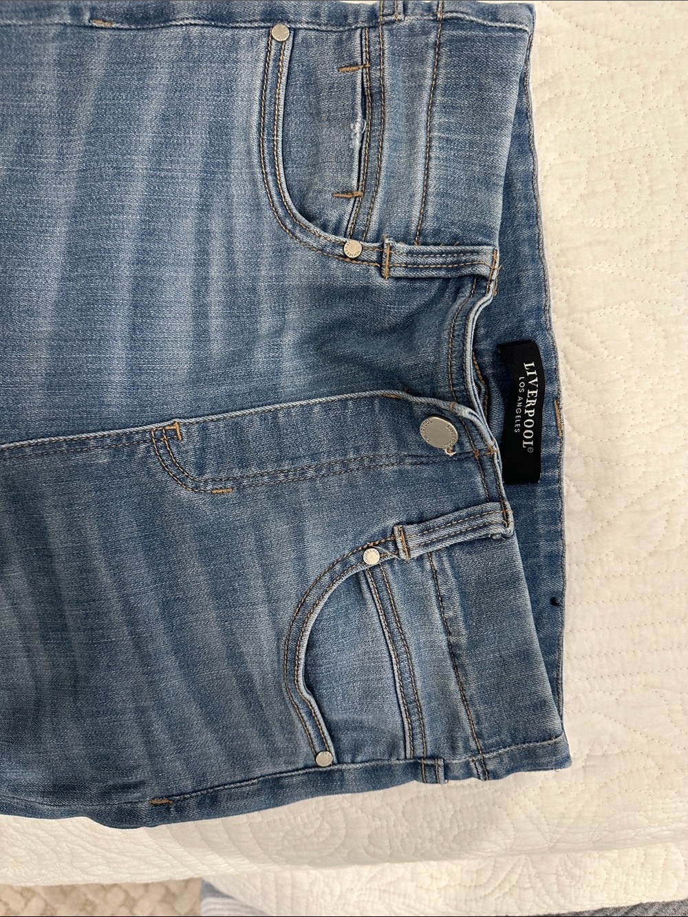 Liverpool Light Wash High-Rise Women’s Jeans